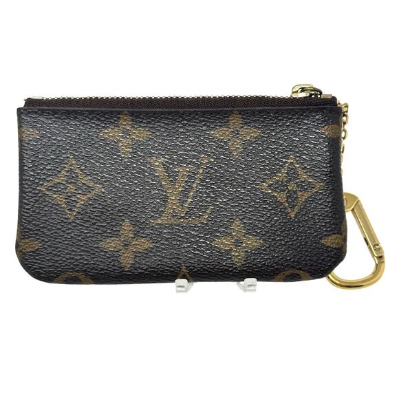 Louis Vuitton LV Monogram Key Coin Cles Zip Pouch Keychain - Picture 1 of 11